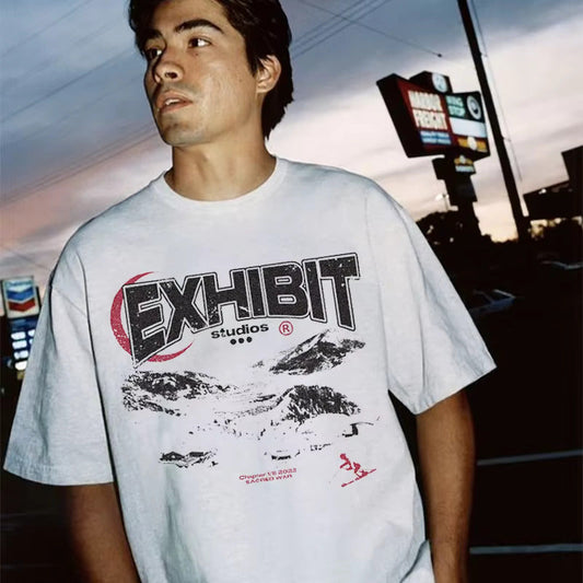 Exhibit Studios ® - Loose Fit Cotton T-shirt
