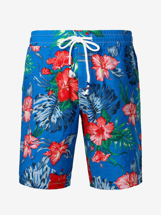 Men's Hawaiian Casual Cotton Shorts
